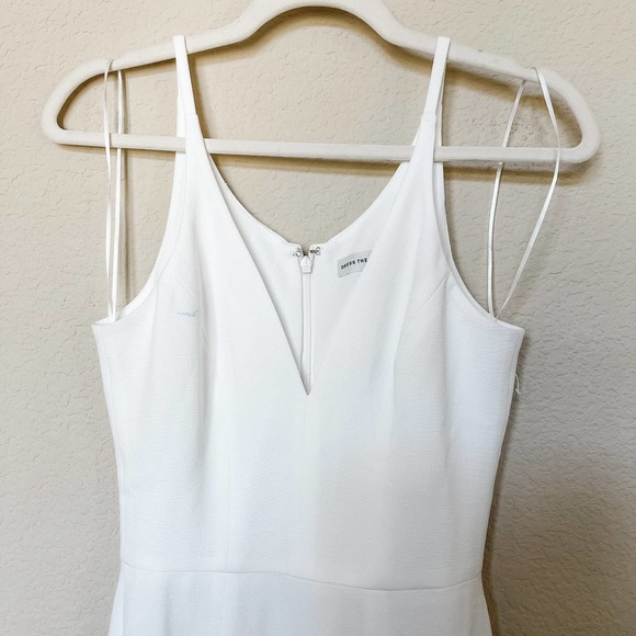 Dress The Population Iris Trumpet White Formal Maxi Dress Size XS - Picture 4 of 13